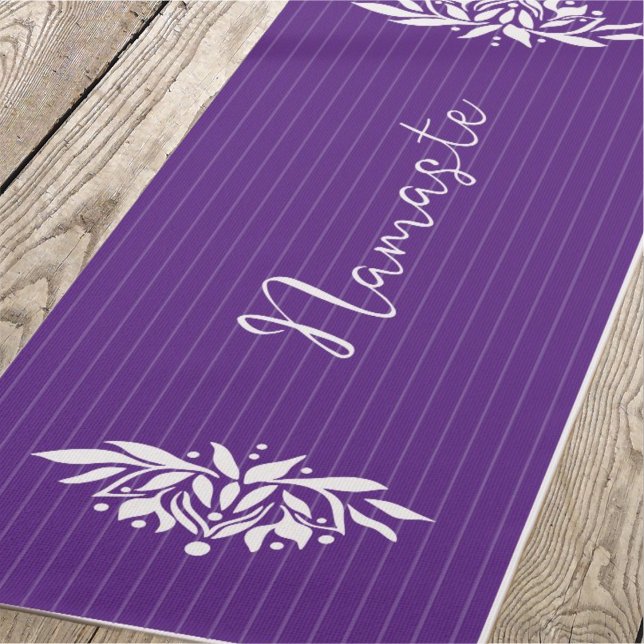 Tapete De Yoga Zen Flaming Lotus Flower Yoga Mat (Criador carregado)