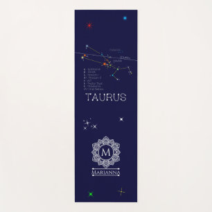 Tapete De Yoga Zodiac Constelação Taurus