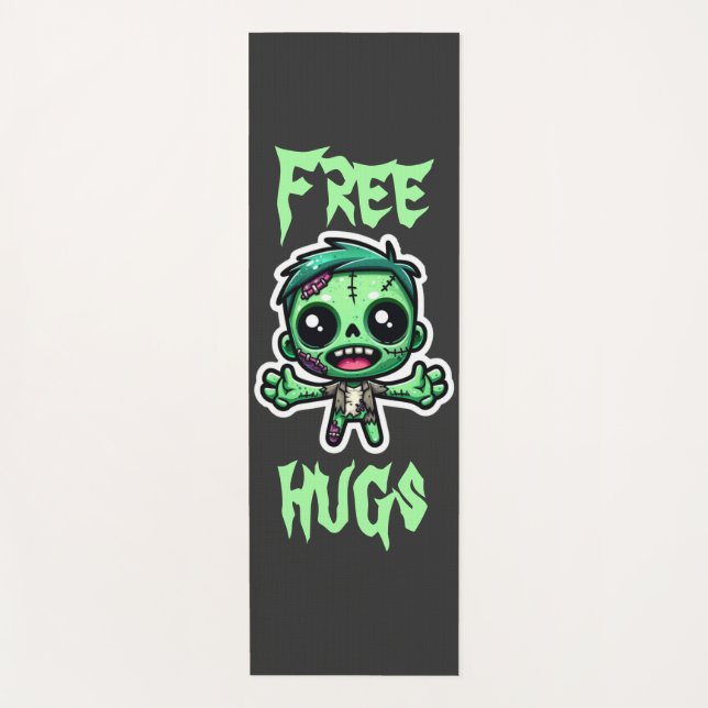 Tapete De Yoga Zombie engraçado (Frente)