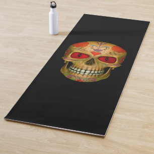 Tapete De Yoga Zumbi de açúcar vermelho