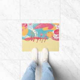 Tapete Declaração Feminina Ousada e Sem Desculpas