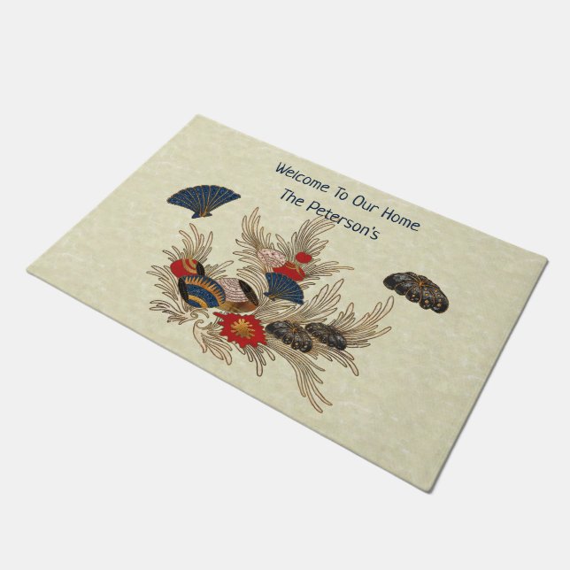 Tapete Deco do Oceano Asiático (Inclinado)