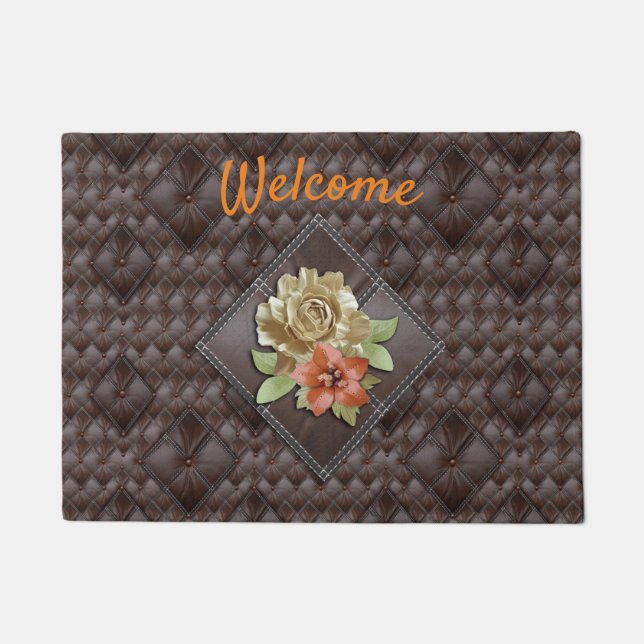 Tapete Decor Acadêmico do Couro 3D (Frente)