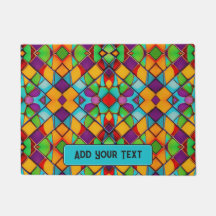 Decor de Vidro Colorido - adicionar texto próprio