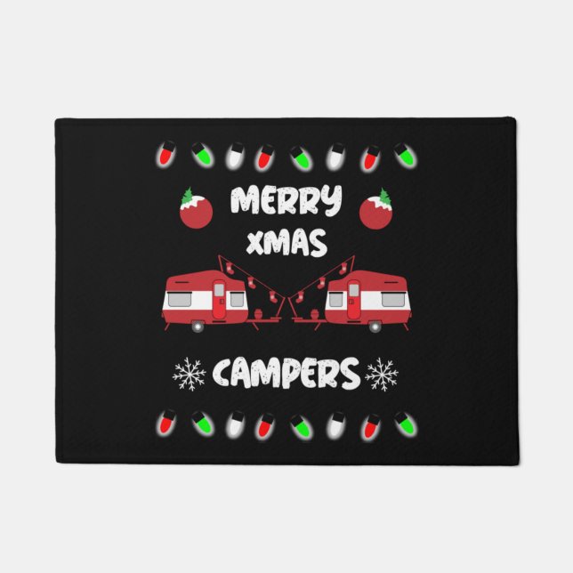 Tapete Decoração de Natal da Caravana (Frente)