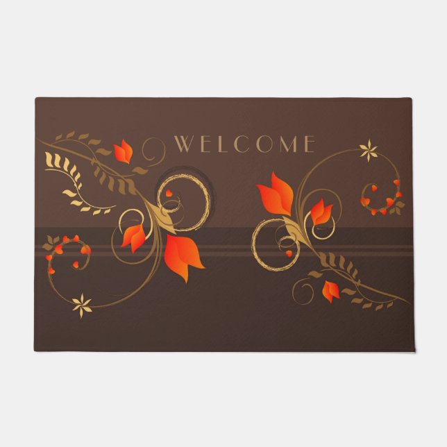 Tapete Decoração floral (Frente)