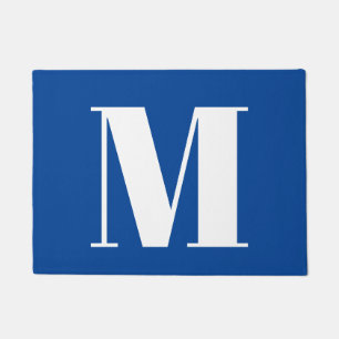 Tapete Deep Blue - Letra inicial Monograma Na moda modern