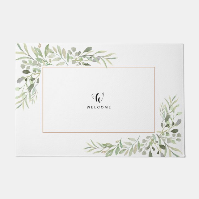 Tapete Deixa Eucalyptus Greenery, uma porta simplesmente  (Frente)