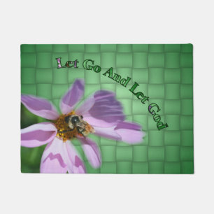 Tapete Deixe Deus Estar Em Uma Inspiração Flor