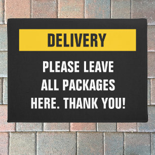 Tapete Delivery please leave packages here