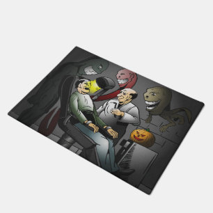 Tapete Dentista Assustador da Noite de Halloween