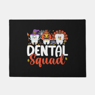Tapete Dentista Dente Dente Dente Dentária do Esquadrão D