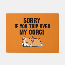 Tapete Desculpe se você tropeçou no meu corgi