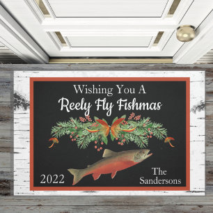 Tapete Desejando-lhe um Peixe Reely, Trout Natal