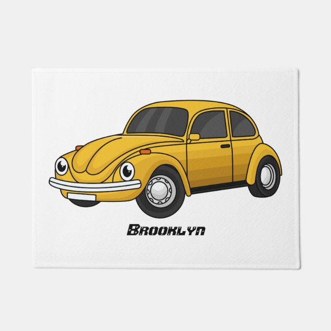 Tapete Desenho animado de carro clássico (Frente)