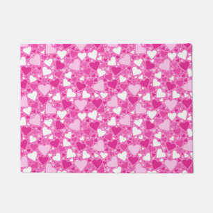 Tapete Desenho de Corações Cor-de-Rosa para Conscientizaç