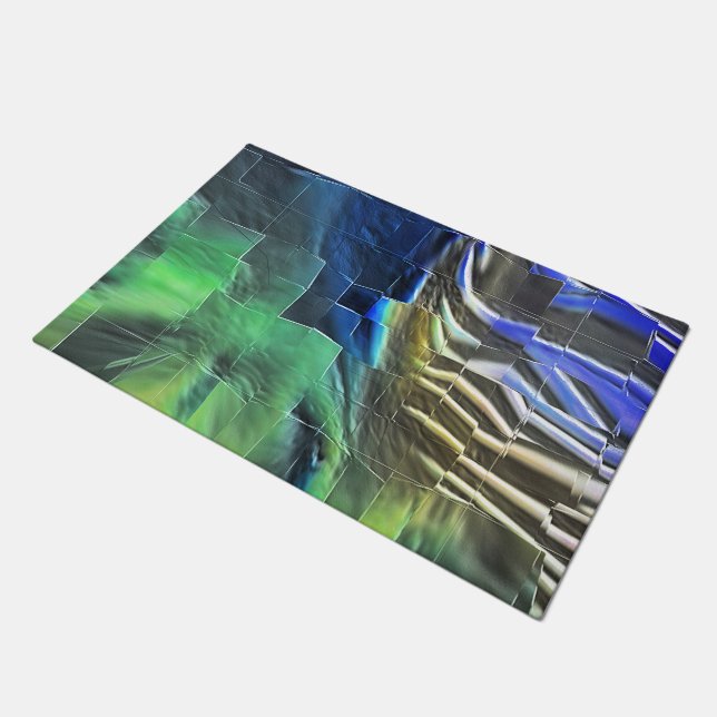 Tapete desenho do mosaico abstrato ligeiramente esculpido (Inclinado)