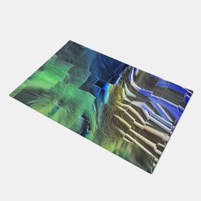 Tapete desenho do mosaico abstrato ligeiramente esculpido (Inclinado)