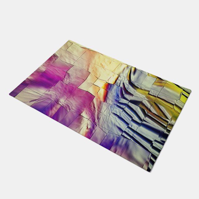 Tapete desenho do mosaico abstrato ligeiramente esculpido (Inclinado)