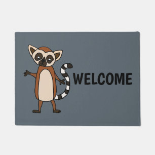 Tapete Desenhos animados bonitos engraçados do Lemur