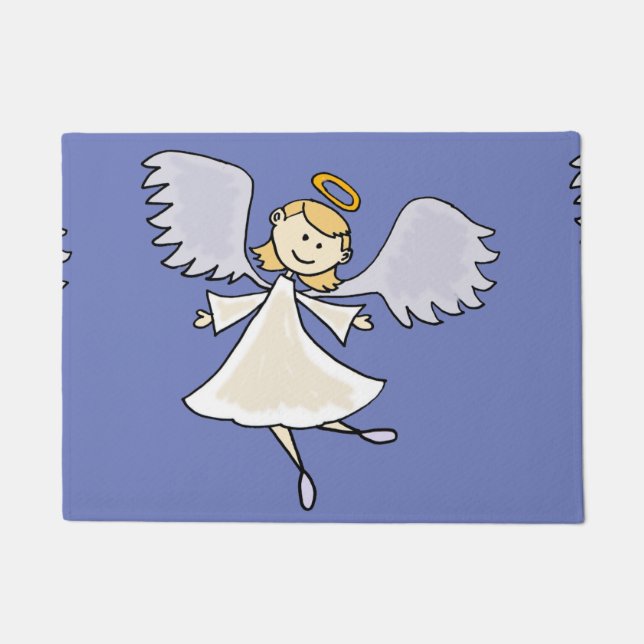 Tapete Desenhos animados do anjo da dança do divertimento (Frente)