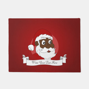 Tapete Desenhos animados pretos de Papai Noel