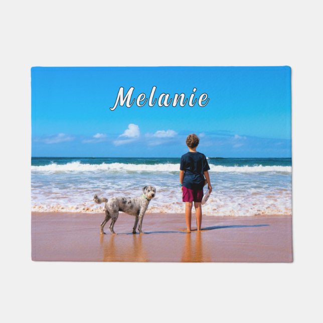 Tapete Design a sua porta de fotos personalizada Pet com  (Frente)