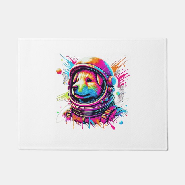 Tapete Design Amante de Cachorro Espacial (Frente)