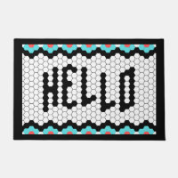 Design Colorida do Azulejo Hello