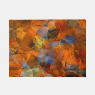 Tapete Design de abstrato moderno cor de laranja enferruj