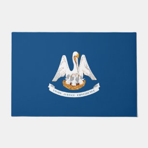 Tapete Design de Bandeira do Estado de Louisiana
