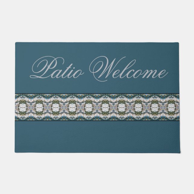 Tapete Design de Boas-vindas do Patio (Frente)