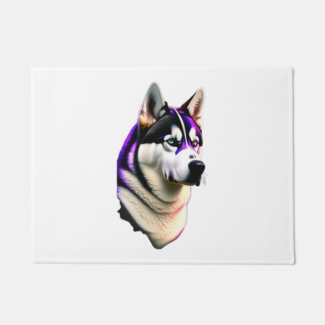 Tapete Design de cachorro Husky (Frente)