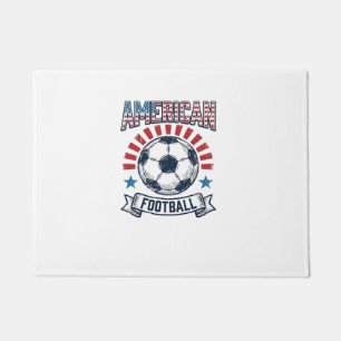 Tapete Design de Camisa de Bola de Futebol Americano Vint