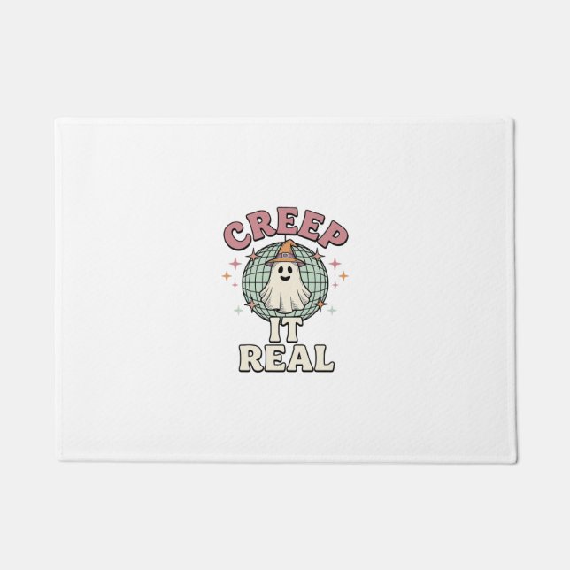 Tapete Design de Camisa de Halloween Creep It Real Ghost  (Frente)