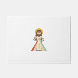 Tapete Design de Camisa Vetorial de Bênção Religiosa Vint