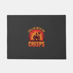 Tapete Design de Camiseta de Halloween Chillin With My Cr