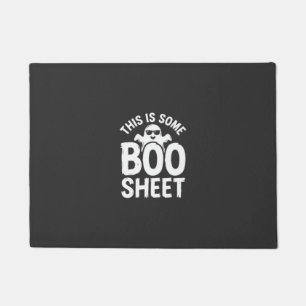 Tapete Design de Fantasma Folha Boo Halloween Engraçado_1