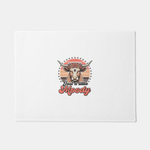 Tapete Design de Gravura Vintage Pôr do Sol Vaca Mal-humo