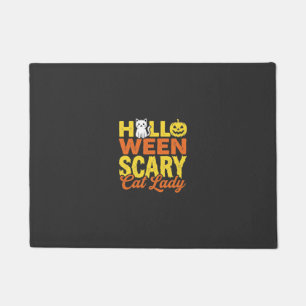 Tapete Design de Halloween da Senhora Gato Assustador_1
