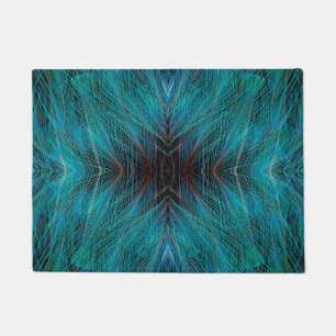Tapete Design de Pena Fractal Ave do Paraíso