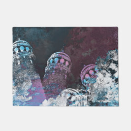 Tapete Design de torres rosa de arte digital moderna