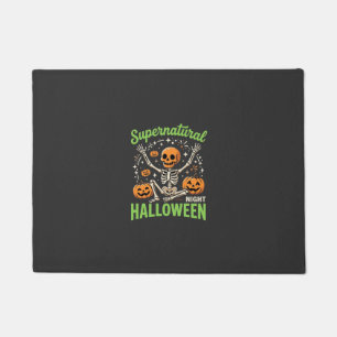 Tapete Design de Vetor de Halloween de Esqueleto Supernat