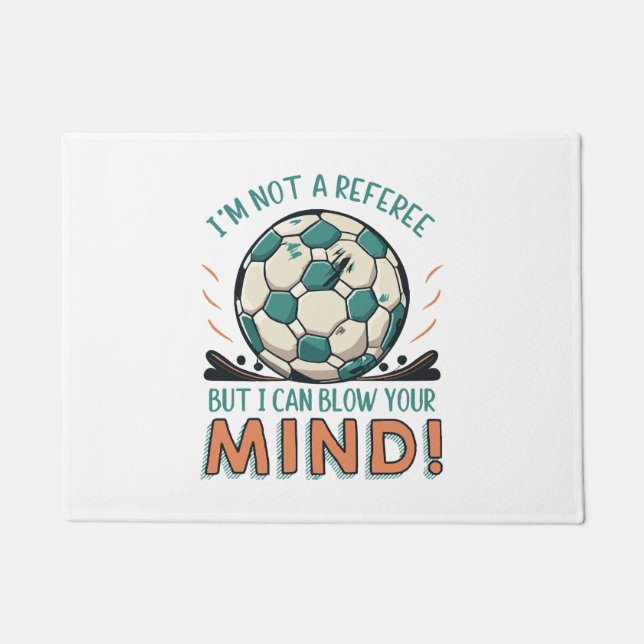 Tapete Design Divertido de Futebol (Frente)