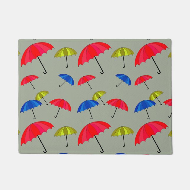 Tapete Design do guarda-chuva no Doormat (Frente)
