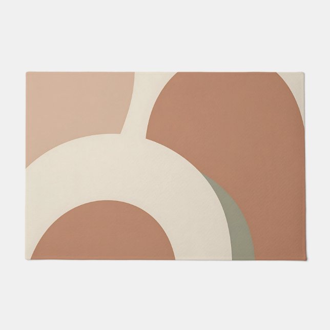 Tapete Design Minimalista Abstrato Boho Arco (Frente)
