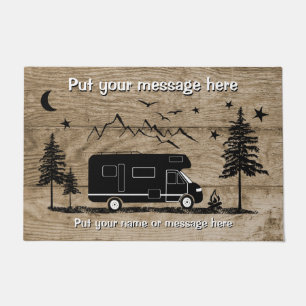 Tapete Design Rustic Personalizado Rustic Classe C RV