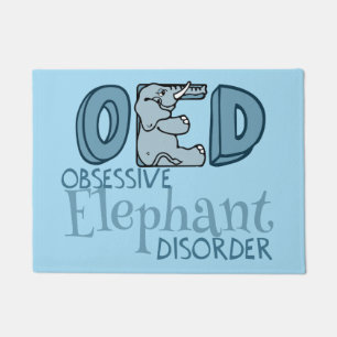 Tapete Desordem obsessiva do elefante