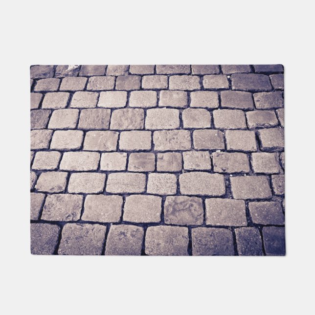Tapete Detalhe da Rua de Paralelepípedos, Horizontal (Frente)