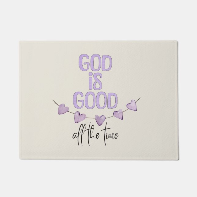 Tapete Deus é bom o tempo todo (Frente)